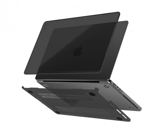 Накладка Crystal Case for MacBook New Air 13.3" M1 (A1932/A2179/A2337) Black